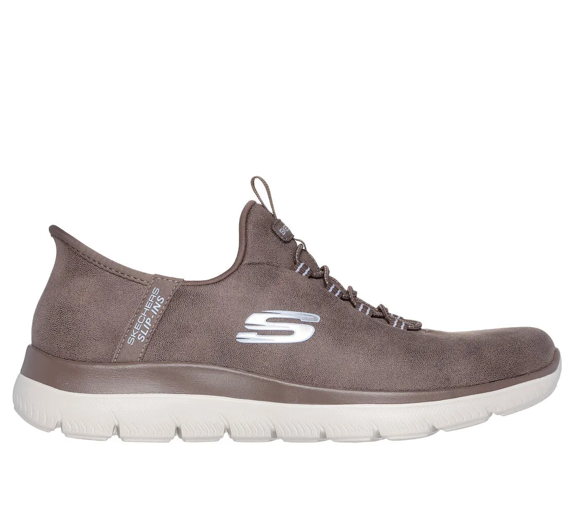 Skechers Slip Ins 150254 brown slip on shoe