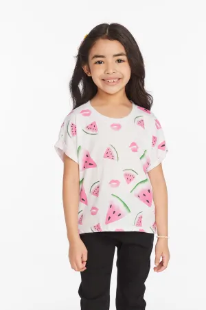 Watermelon Lips Girls Tee