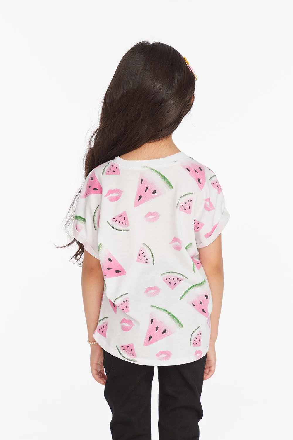 Watermelon Lips Girls Tee