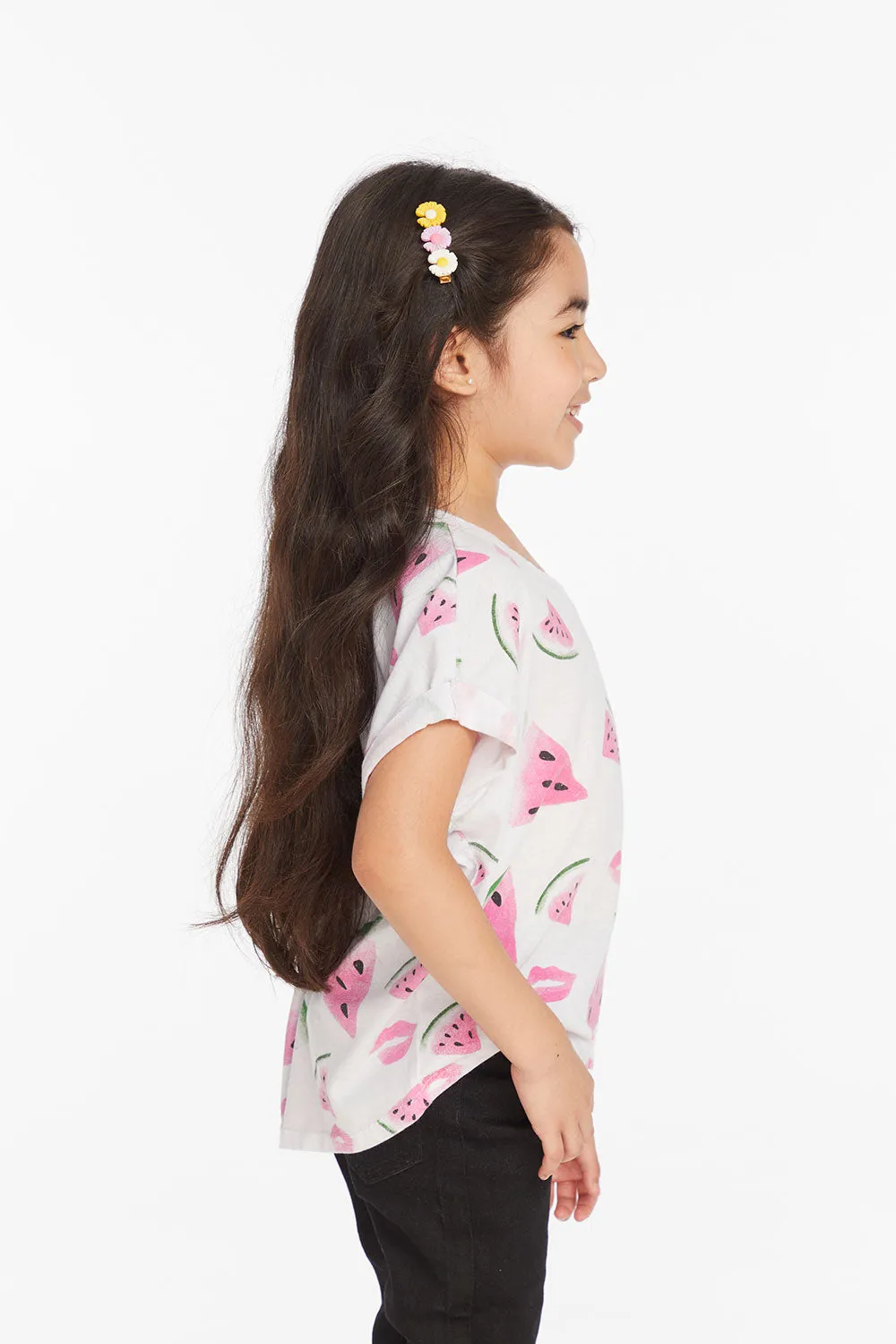 Watermelon Lips Girls Tee