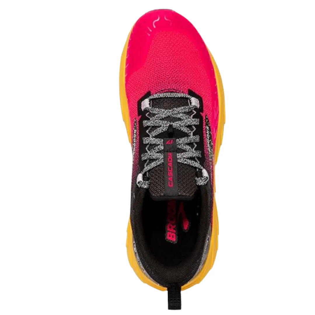 Womens Cascadia 17  Diva Pink/Black/Lemon Chrome (B Width)