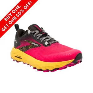 Womens Cascadia 17  Diva Pink/Black/Lemon Chrome (B Width)