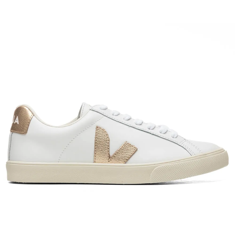 Women's Esplar Logo Leather - Extra White/Platine
