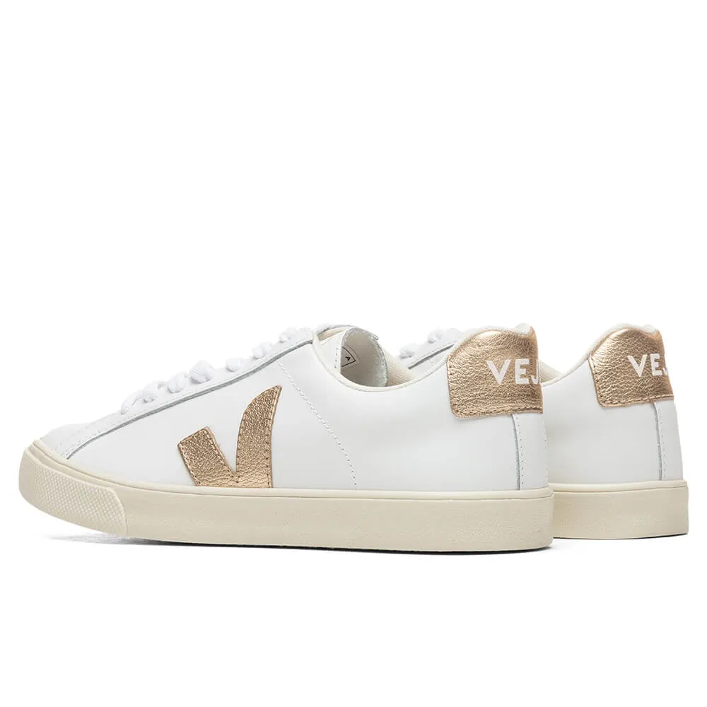 Women's Esplar Logo Leather - Extra White/Platine