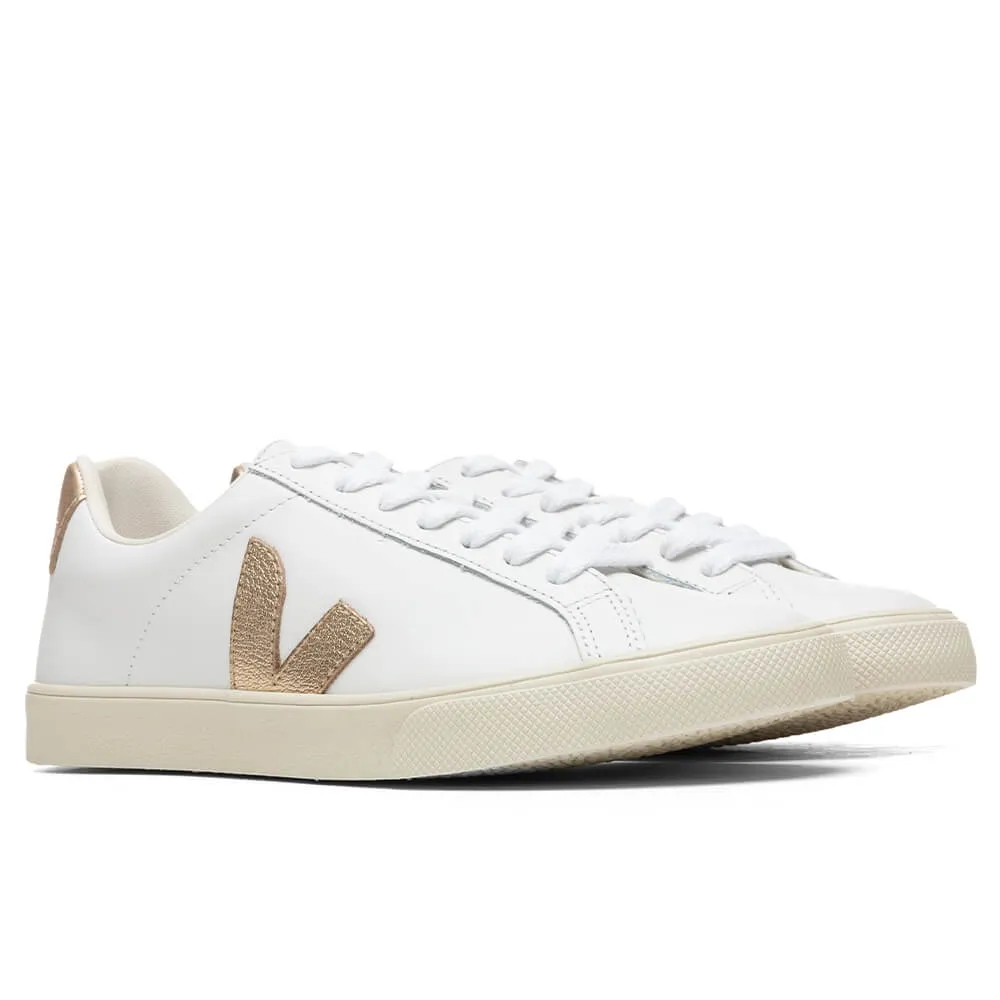 Women's Esplar Logo Leather - Extra White/Platine