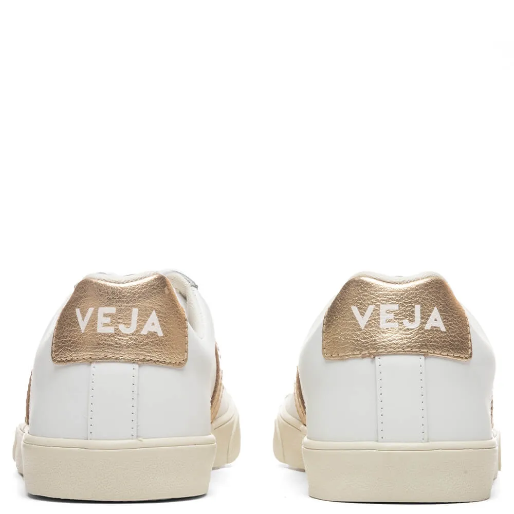 Women's Esplar Logo Leather - Extra White/Platine