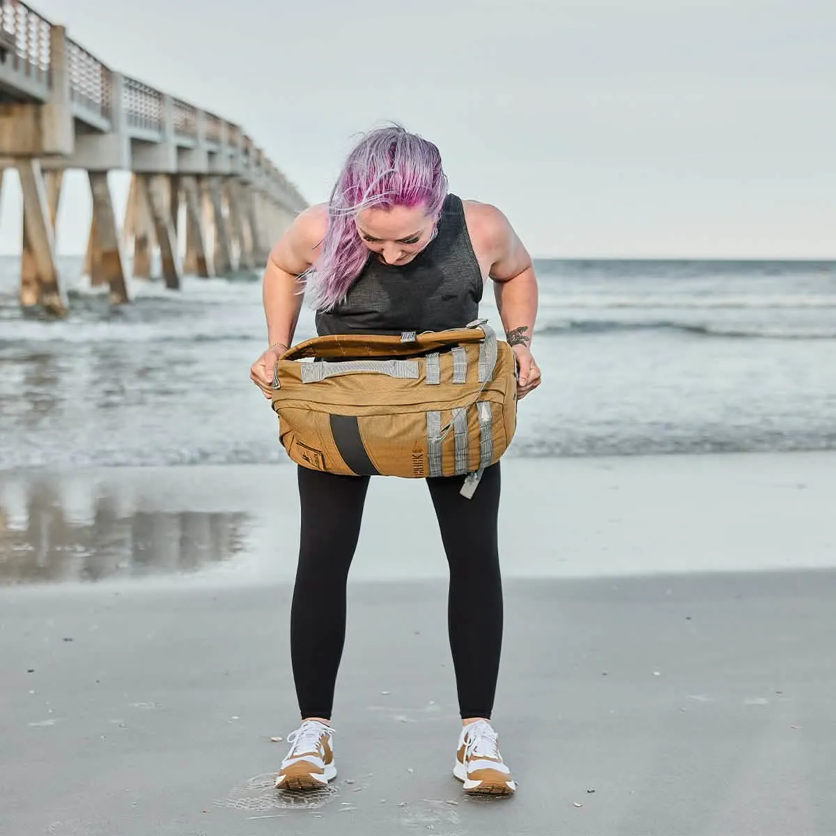 Women's Rough Runners - White   Speed Tan   Dark Tan