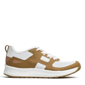 Women's Rough Runners - White   Speed Tan   Dark Tan